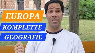 Komplette Geografie Europas in 30 Minuten  Flüsse Berge Sprachen Klima Vegetation Währungen [upl. by Mercie118]