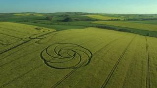 Avebury Crop Circle 4k 60p 22 April 2017 [upl. by Celinda]