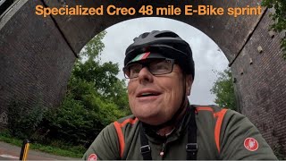 Specialized Creo 48 mile Ebike sprint [upl. by Eanal565]