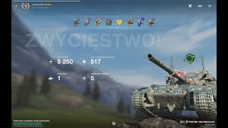 Odznaka Mistrzowska quotAs Pancernyquot  FV215b 183 Starburst World of Tanks Blitz [upl. by Gnurt]