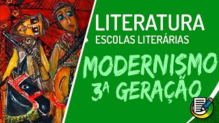 Literatura  3ª Geração do Modernismo Brasileiro  Características e Contexto Histórico  ENEM [upl. by Bergen]