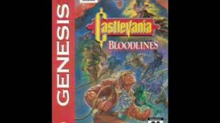 Castlevania Bloodlines Music  Iron blue intention Stage 4 [upl. by Brunelle]