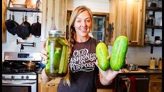 Preserve Your Cucumbers the OldFashioned Way  Fermented Pickles [upl. by Koball309]