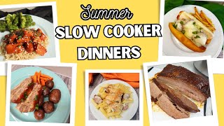 Summer Slow Cooker Dinners to Beat the Heat 🌞 [upl. by Tiga551]