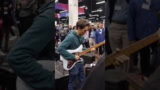 Matteo Mancuso Performing at NAMM 2023 [upl. by Stelle826]