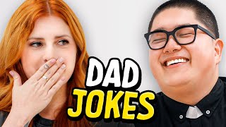 Dad Jokes  Dont laugh Challenge  Alan vs Chloe  Raise Your Spirits [upl. by Sherrer244]