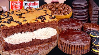 ASMR MALTESERS CHOCOLATE MILK MAGNUM ICE CREAM CAKE NUTELLA DESSERT MUKBANG 몰티져스 먹방咀嚼音 EATING SOUNDS [upl. by Youngran]