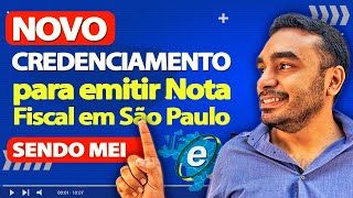 Como se CREDENCIAR para EMITIR NOTA FISCAL EM SÃO PAULO PASSO A PASSO [upl. by Imot]