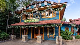 Disneys Animal Kingdom Park Island Mercantile Store Holiday Merch 2023 [upl. by Nazus]