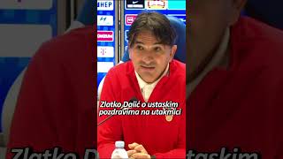 🇭🇷 Zlatko Dalić o ustaskim pozdravima na utakmici Hrvatske⚪🔴 [upl. by Mcdade]