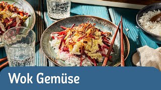 Wok Gemüse Asia Style  REWE Deine Küche [upl. by Leban]