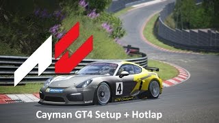 Porsche Cayman GT4 Clubsport Setup  Hotlap  Assetto Corsa [upl. by Rex]