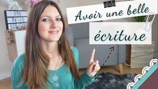 Comment avoir une BELLE écriture  6 conseils [upl. by Snow600]