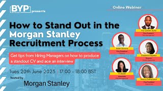 How to Stand Out in the Morgan Stanley Recruitment Process [upl. by Thirza361]