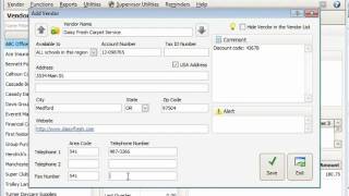 Add New Vendor or Edit Vendor [upl. by Fanny]