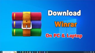 How to download and install winrar on windows 10 11 2024 [upl. by Eirellam]