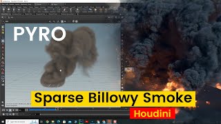 1 Pyro Houdini Tutorial  Sparse Billowy Smoke🔥 Smoke Tutorial in Houdini 💥VFXMentor [upl. by Haroppiz426]