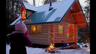 Building a Log Cabin in the Forest For My Family [upl. by Ano193]