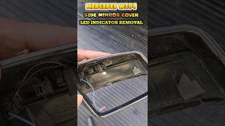 how to remove mercedes w204 side mirror indicator from cover dynamic [upl. by Daffie]