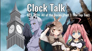 2024 Fall Meta Preview All the Decks Part 1 Top Tier  Clock Talk  Episode 103  Weiss Schwarz [upl. by Ormiston]