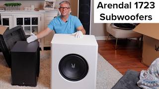 Arendal 1723 1S and 1V Subwoofers Unboxing and Overview [upl. by Salb]