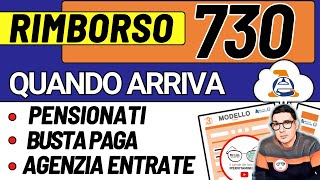 RIMBORSO IRPEF 730 ➜ COME FUNZIONA e QUANDO ARRIVA ai PENSIONATI in BUSTA PAGA e SENZA SOSTITUTO [upl. by Senoj478]