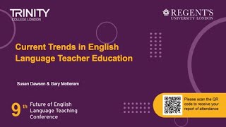 TE Current Trends in English Language Teacher Education Susan Dawson amp Gary Motteram [upl. by Enyehc911]