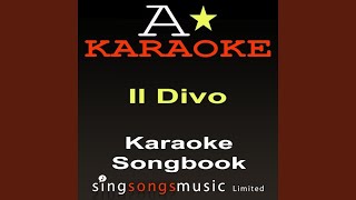 Mama Originally Performed By Il Divo Karaoke Audio Version [upl. by Eedrahs]