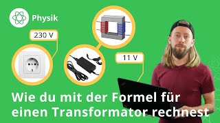 Formel für einen Transformator so rechnest du damit – Physik  Duden Learnattack [upl. by Milzie]