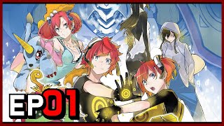 Digimon Cyber Sleuth  Playthrough Part 1  Welcome to the Digital World FULL GAME [upl. by Patterman]