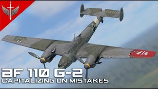 Capitalizing On Mistakes  Bf 110 G2 [upl. by Faustena]