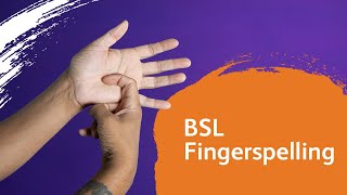 BSL fingerspelling [upl. by Garzon]