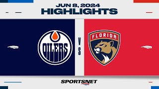 Stanley Cup Final Game 1 Highlights  Oilers vs Panthers  June 8 2024 [upl. by Sacksen]