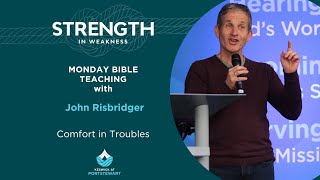 Keswick Portstewart 2024  Monday Bible Teaching with John Risbridger Comfort in Troubles [upl. by Ogait]