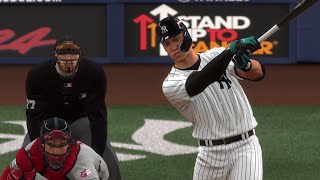 New York Yankees vs Cleveland Guardians  ALCS Game 1 Full Game Highlights  MLB The Show 24 Sim [upl. by Nwahsar761]