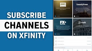 How to Subscribe Channel on Xfinity  Xfinity Channel Packages [upl. by Latisha]