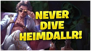 NEVER DIVE HEIMDALLR S11 SMITE RANKED [upl. by Eed]