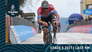 TirrenoAdriatico EOLO 2021  Stage 5 Last km [upl. by Elyad]