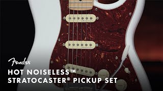 Hot Noiseless Stratocaster Pickup Set  Fender [upl. by Busby501]