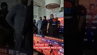 OKOLIE VS MUHAMMED FACE OFF paulsbentley queensberrypromotions [upl. by Forrester]