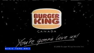 Burger King Commercial Compilation  1989 [upl. by Zetrauq]