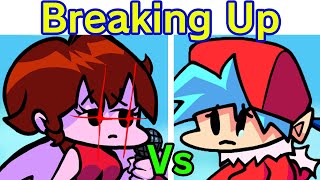 Friday Night Funkin but GF amp BF Breaks Up  HEARTBREAK Vs Girlfriend Full Week  Cutscenes FNF Mod [upl. by Nhepets433]