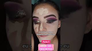 tutorial de uma maquiagem escura PARTE 5 make makeup makeuptutorial tutorialmakeup [upl. by Akienom]