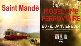 Expo modélisme ferroviaire  St Mande 2024 [upl. by Lillywhite]