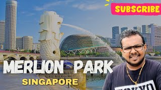 Merlion Park Singapore 2024  Marina Bay  සිංගපූරුවේ ප්‍රසිද්ධම සිංහයා [upl. by Airdnna]