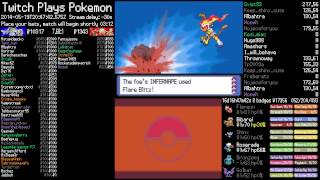 Flint defeated 3rd Elite Four Twitch Plays Pokemon Official Highlights Platinum [upl. by Lynelle719]