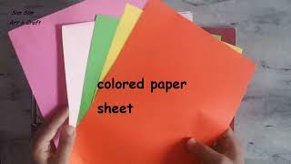 2 easy ways to make scrapbook for school project [upl. by Durrell689]