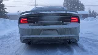 Dodge Charger SRT EXTREME COLD START 38C 36F [upl. by Aidile]