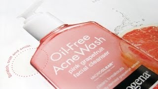 My own experience of using Neutrogena Oil  Free Acne Wash pink grapefruit facial cleanser [upl. by Libove291]