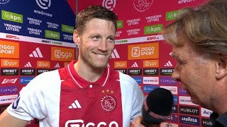 Weghorst na goal en assist quotDit zijn de mooiste invalbeurtjesquot  Ajax 31 Groningen  ajagro [upl. by Bern178]